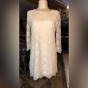 Forever 21 Ivory Lace Dress